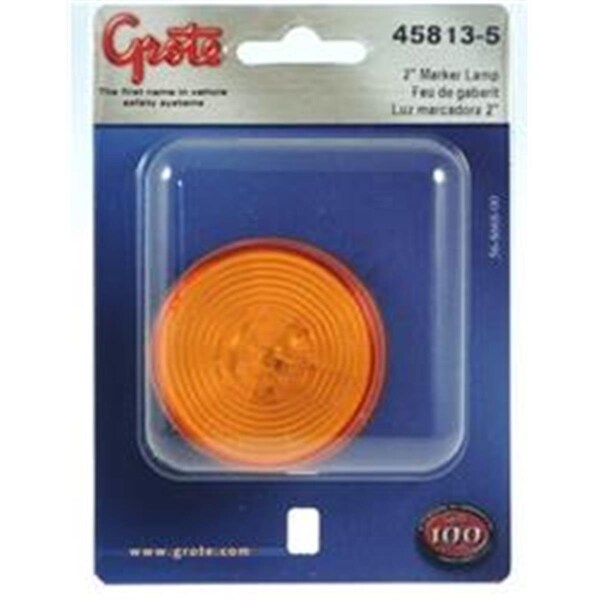 Grote GROTE PERLUX 458135 Side Marker Light Universal Surface Mount 2.5 In. Yellow Lens G17-458135 - main